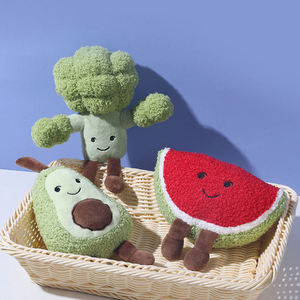 Eco friendly Fruit Shape Pet <b>Plush</b> Squeaky Toy Bite-resistant Pet Dog Chew Toys Durable Teeth Cleaning Interactive Pet Supplies - Product Image 3