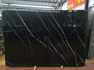 Giá cả phải chăng và chất lượng cao Nero MARQUINA phiến đá cẩm thạch, đá cẩm thạch màu đen với tĩnh mạch trắng <span class=keywords><strong>Countertop</strong></span> mini bar chủ trang trí nội thất - Product Image 4