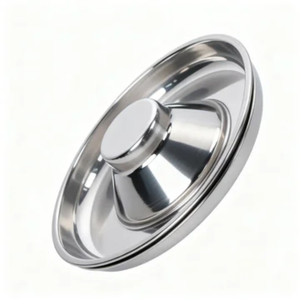 Factory Direct Eco-Friendly 304 Stainless Steel <strong>Dog</strong> Cat <strong>Bowls</strong> Non-slip Bottom Slow Feeder Waterproof Solid Pattern Durable Food - Product Image 5