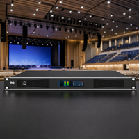 1u 1200W Dijital Güç Amplifikatörü Güç Amplifikatörü Konferans salonları için Güç Amplifikatörü Sahne Güç Amplifikatörü