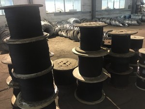 Cables <span class=keywords><strong>de</strong></span> Acero 7x19/7x7 con Recubrimiento <span class=keywords><strong>de</strong></span> Polvo Negro, Cable <span class=keywords><strong>de</strong></span> Alambre Galvanizado 7*19 para Escenarios y Cine, 1000 pies/rollo - Product Image 6