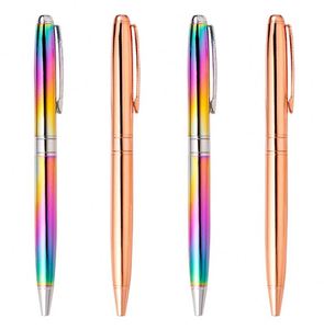Stylo bille publicitaire en métal de luxe, nouveau style très populaire, coloré, pour cadeaux promotionnels - Product Image 1