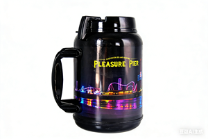 Mug souvenir géant en plastique personnalisé avec impression de l'île de Galveston, pour les parcs d'attractions, gobelet isotherme en plastique sans BPA - Product Image 2