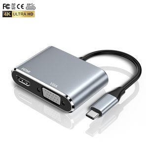 2 en 1 USB C Hub <span class=keywords><strong>HDMI</strong></span> Hub Dock Station tipo C hub para cargar <span class=keywords><strong>HDMI</strong></span> VGA extensor de Puerto USB - Product Image 6