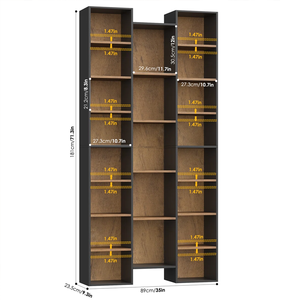 Rak Penyimpanan Kosmetik Super Tebal Bertingkat, Rak Penyimpanan Lantai Multi-Layer, Rak Kontainer Pajangan Produk - Product Image 3