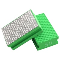 Vente d'usine de tampons éponge de polissage en mousse diamantée galvanisée pour bloc de ponçage pour carreaux de verre en béton