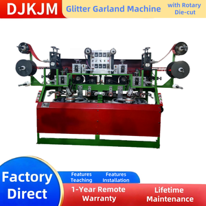 Machine de découpe rotative à double barillet et quatre couteaux pour guirlandes de paillettes, idéale pour les décorations de Noël et d'anniversaire - Product Image 2