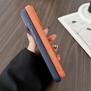 Coques de <span class=keywords><strong>téléphone</strong></span> en cuir PU souple antichoc de luxe, style Ins, <span class=keywords><strong>pour</strong></span> iPhone 17, 18 Pro, 16, 15, 14 – Offre Spéciale - Product Image 6