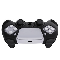 Vente en gros d'accessoires pour PS5, coque en silicone souple 3D à clous pour manette PS5