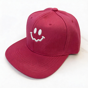 Nuevos Productos en Tendencia 2026, Gorras Rock con Visera Plana, Logotipo Bordado Personalizado, Gorras para Hombre con Cierre a Presión - Product Image 2