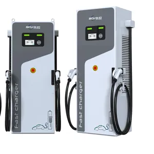 DC Fast EV Charger Max current 250A(200A optional) with Tesla CHAdeMO and CCS1 & CCS2 protocol compatible