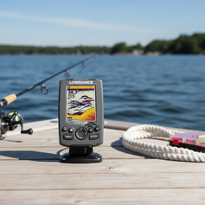 เครื่องวัดความลึกและหาตำแหน่งปลา Lowrance Elite-3X ของแท้ พร้อมทรานสดิวเซอร์แบบ Thru-Hull - Product Image 4