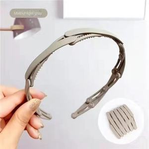 ربطة شعر بلاستيكية قابلة للطي وغير مرئية للأطفال مع مشبك شعر ومشط أسنان، مجموعة صيفية للحفلات - Product Image 4