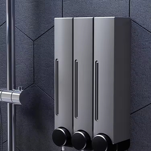 Dispensador de jabón líquido montado en la pared Manual de 380ML, dispensador de Gel de ducha, contenedor de loción, dispensador de jabón para oficina, cocina, <span class=keywords><strong>baño</strong></span> - Product Image 1