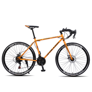 Nouveau design 700C fibre de carbone gravier vélo de course 21 vitesses prix usine Chine fourche en acier 21 vitesses engrenages frein à disque Stock disponible - Product Image 6