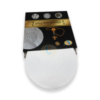 Feuilles de papier d'aluminium pour chicha LY 140mm 45mic de qualité alimentaire, découpées, nouvelle technologie sans papier perforé, distribution optimale de la chaleur, durabilité longue durée