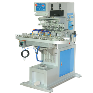 Machine d'impression rotative à quatre couleurs Tm4/C, semi-automatique, pneumatique, carrousel, pour cadran de montre, neuve - Product Image 1