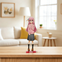 Support de Présentation en Acrylique Transparent pour Figurines d'Anime et Jouets de Designer, Présentoir de Bureau pour Objets de Collection, Vente en Gros OEM Personnalisée