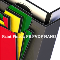 Panneau Composite en aluminium, 60 pièces, 3mm, 4mm, pour revêtement mural externe, face