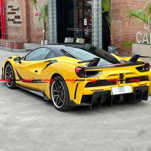 Parachoques Delanteros/Traseros, Capós, Faldones Laterales y Guardabarros de Fibra de Carbono y FRP para <span class=keywords><strong>488</strong></span> GTB/Spider, Estilo Superior, Nuevo, Ensamblaje con Tornillos, Increíble - Product Image 3