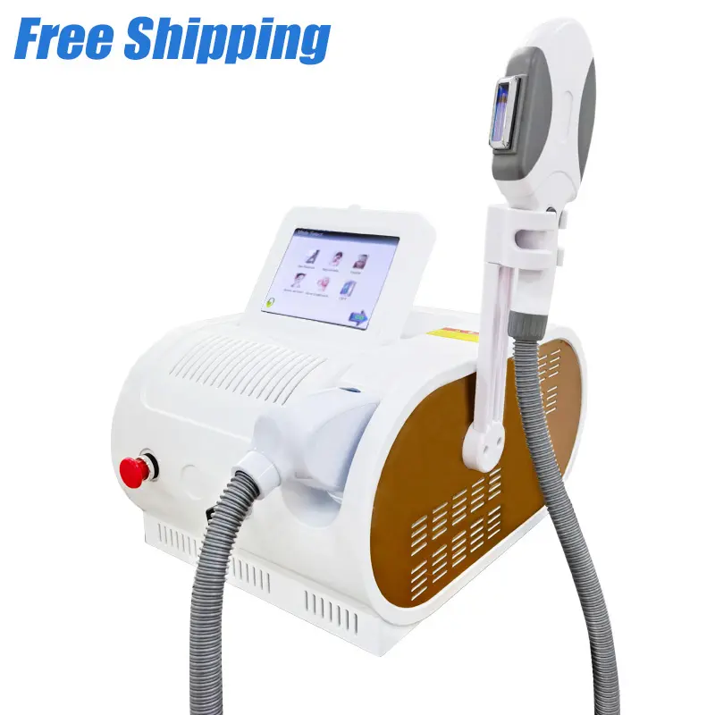 Portable Painless Permanenting Ice IPL Professional Beauty Machine Treatment Device Black Skin 3 Waves Diode Laser Hair Removal