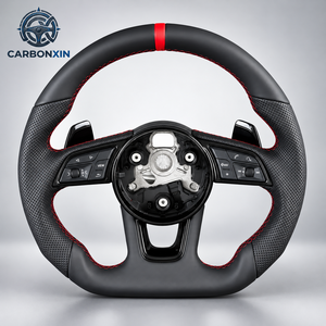 Volante Deportivo Personalizado de Fibra de Carbono de 3 Brazos y 35 mm para Audi A3/A4/A6/B7/B8/B9/C7/A7/Q3/C8/Q5L/R8/S3/S4/S5/S8/SQ/TT/RS - Product Image 2