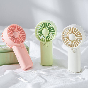 Portable Handheld Personal Pocket Fan Battery Operated Summer Gift for Outdoor Travel in <b>Car</b> or RV Small Plastic Hand Fan - Product Image 1