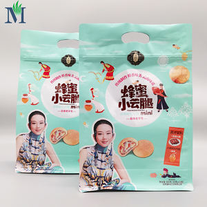 Bolsas de embalaje de dulces personalizadas, bolsa de pie térmica con sello reutilizable, bolsa de embalaje de fondo plano de alimentos Ziplock <span class=keywords><strong>para</strong></span> polvo de <span class=keywords><strong>harina</strong></span> de grano de café - Product Image 6
