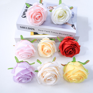 Nuevas Cabezas de Rosa Artificiales de 9 cm, Flores Decorativas para Comercio Electrónico, Bodas, Paredes de Flores y Guirnaldas - Product Image 4
