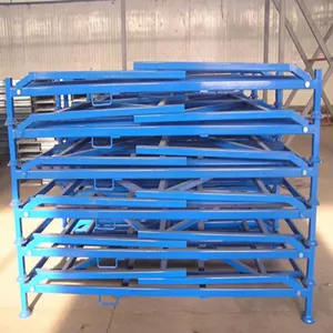 Customized Tire Rack For Industrial Storage Warehouse Stackable Truck Tyre Rack