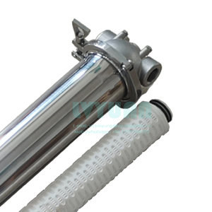 ตัวกรองแบบตลับพร้อมตัวเรือนสแตนเลสสำหรับน้ำ ของเหลว และโรงงานบำบัดไวน์ - Product Image 4