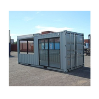 Maison préfabriquée modulaire portable et compacte à construction rapide, type conteneur mobile et magasin agricole, maison conteneur de 50 m avec salle de bain et cuisine