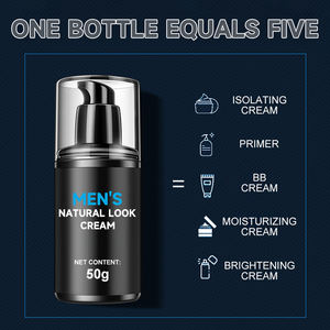 Krim Pemutih pencerah nada untuk pria, kosmetik Concealer pencerah warna kulit keseimbangan, Concealer Pengontrol Minyak untuk pria - Product Image 3