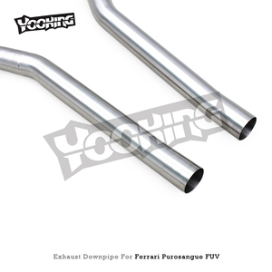 Tubo de Escape de Acero Inoxidable con Protección Térmica de Fábrica y Flujo Libre para Ferrari Purosangue FUV V12 6.5L 2022+ - Product Image 2