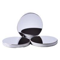 Miroir réfléchissant en molybdène Mo 25 mm / 30 mm, lentille réflectrice polie non revêtue pour machine de découpe et gravure laser CO2 40 W-200 W