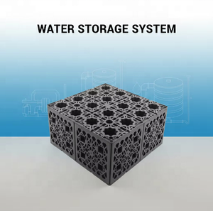 Module de récupération des eaux pluviales multicouche à emboîtement, à installation manuelle, pour installation sous les parkings, les routes et les allées paysagères - Product Image 4