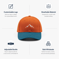 Gorra de Béisbol para Hombre, Estilo Vintage, Casual, Transpirable, de Mezclilla de Algodón, con Bordado Elegante, Ajustable, de 6 Paneles, para Senderismo al Aire Libre y Uso Diario