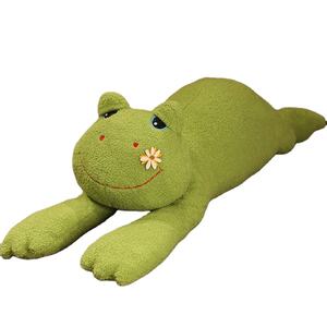 Vente en gros de peluche Cartoon Big Large 100 CM Grenouille Jouet Poupée Oreiller de couchage pour enfants Adultes Cadeaux - Product Image 1