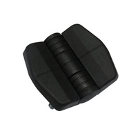 Charnière en plastique SK2-007N à fermeture amortie avec limiteur d'angle pour armoire électrique, charnière de porte noire avec positionnement