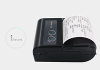 Printer Termal Mini 58HB5 Portabel 58mm Antarmuka BL dan USB Printer Struk Multibahasa