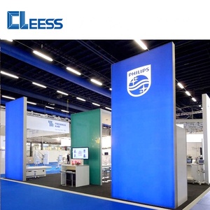 China <strong>Suppliers</strong> <strong>Portable</strong> Aluminum Tension Fabric Light Box Stand <strong>Backdrop</strong> Led Backlit 20Ft X 20Ft Tradeshow Display Booth - Product Image 3