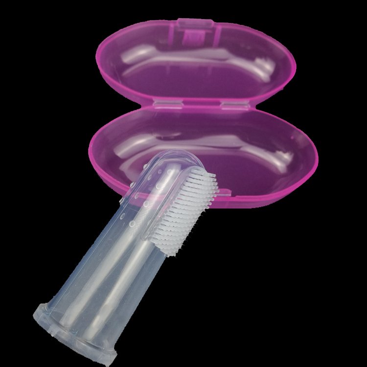 Мини Детская щетка на палец для детской зубной щетки новые тенденции 2021 хит продаж индийские складные нетоксичные детские зубы