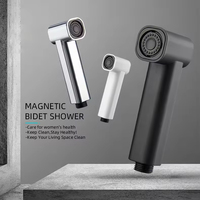 Bidet moderne avec robinets thermostatiques à débit d'eau réglable, garantie de 5 ans - Pulvérisateur de toilette mural en plastique ABS
