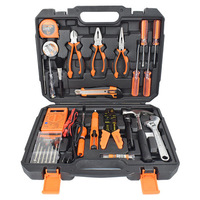 Bộ Dụng Cụ Cầm Tay 27 Chiếc-Bộ Dụng Cụ Cầm Tay Gia Đình Với Hộp Đựng Hộp Công Cụ Bằng Nhựa