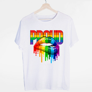OEM Accept Gay Pride Design Print 100% Cotton Funny Mens Tshirt Lgbt T-Shirts Pride T Shirt Clothing In Apparel - Product Image 5