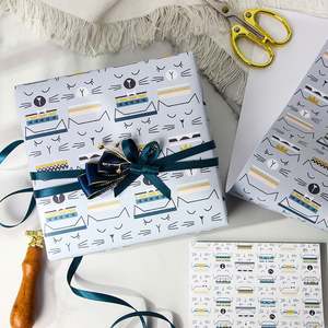 High Quality Wholesale 80g 50*70cm <b>Birthday</b> Packaging <b>Paper</b> Gift <b>Wrapping</b> <b>Paper</b> - Product Image 3