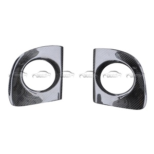 Couvre-phares antibrouillard en fibre de carbone véritable pour Mitsubishi Lancer EVO X 10 2008-2016 Accessoires de voiture - Product Image 1