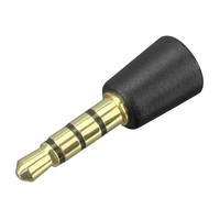 Microphone miniature sans fil super portable à condensateur avec prise 3,5 mm, réduction du bruit, pour téléphone portable, tablette, ordinateur portable, diffusion en direct