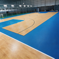 Revêtement de sol sportif en PVC Runsure haute densité, à poser directement sur béton, pour salle de danse, durable, fabrication spéciale Philippines.