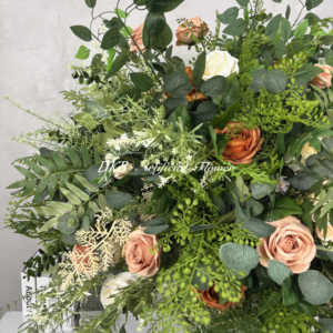 Centros de mesa de bola de rosas de boda de lujo para mesa de boda personalizar Bola de flores artificiales flores de seda para decoraciones navideñas - Product Image 5